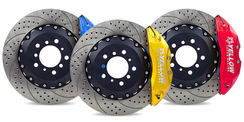 (image for) Yellow Speed Genesis Coupe Front 6 POT Big Brake Kit 2010 – 2016